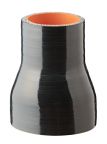 Silicone Reducing Sleeve 3" ID to 2" ID - Gloss Black - Longer Version